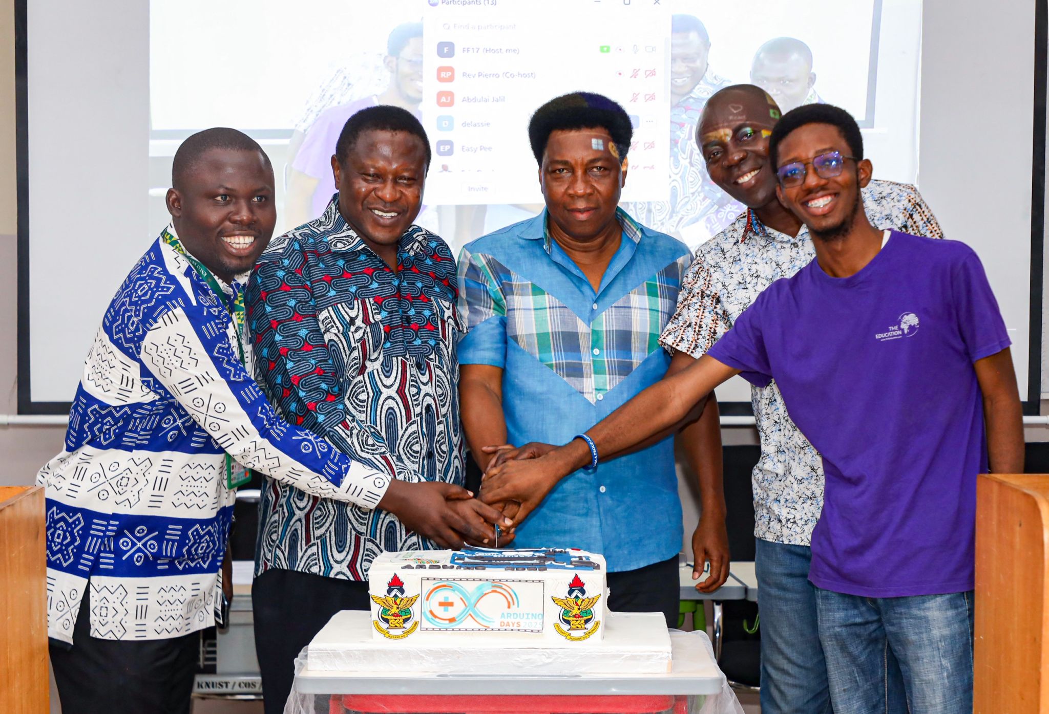 KNUST Campus with students